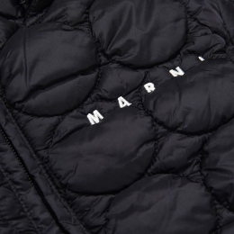 ◆키즈◆22FW 키즈 로고 퀄팅 자켓 블랙 M00486 M00LU 0M900