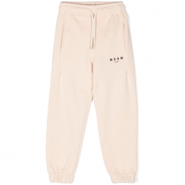 ◆키즈◆24FW 키즈 로고 프린트 트레이닝 팬츠 베이지 F4MSJUFP177 260