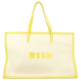 ◆키즈◆24SS 키즈 로고 프린트 토트백 옐로우 S4MSJGBA048 01204