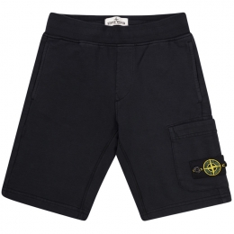 ◆키즈◆25SS 여성 와펜 패치 버뮤다 숏 트레이닝 팬츠 블랙 K1S16 6200006 S0040 V0029