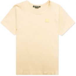 ◆키즈◆22FW 키즈 페이스 패치 티셔츠 옐로우 2NH173 DAG