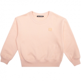 ◆키즈◆23SS 키즈 페이스 패치 맨투맨 파우더핑크 DI0020 AD5