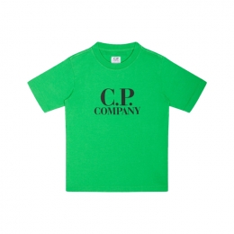 ◆키즈◆키즈 로고 프린트 저지 반팔 티셔츠 그린 16CKTS047B 00LAA17 617