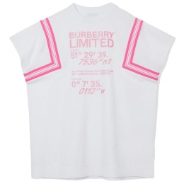 ◆12주년◆키즈 로고 프린팅 원피스 화이트 8039666