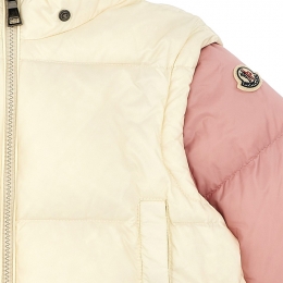 ◆키즈◆23FW 여성 VANYA 로고 패치 후드 패딩자켓 화이트 1A000 04 595FE 038