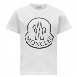 ◆키즈◆23FW 여성 로고 프린팅 티셔츠 화이트 8C000 20 83907 034