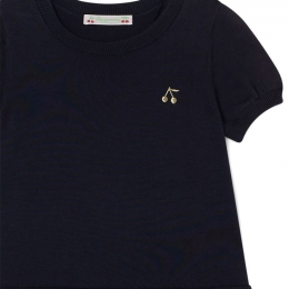 ◆키즈◆22SS 키즈 듀얼 컬러 패브릭 드레스 네이비 S02GDRKN0101 170