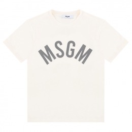 ◆키즈◆24SS 여성 로고 프린팅 티셔츠 아이보리 S4MSJBTH265 013