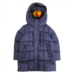 ◆키즈◆키즈 레이어드 후드 고글패딩 인피니티 블루 CK 720R T TMF5 234