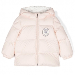 ◆키즈◆24FW 키즈 SANYU 로고 패치 패딩자켓 라이트핑크 1A000 04 54A81 50H