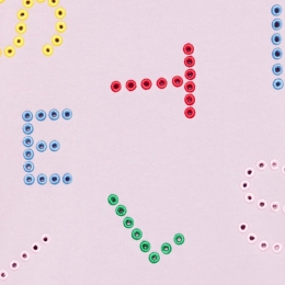 ◆키즈◆24FW 키즈 로고 컬러 자수 스웨트 티셔츠 핑크 TV4C50 Z2102 591EM