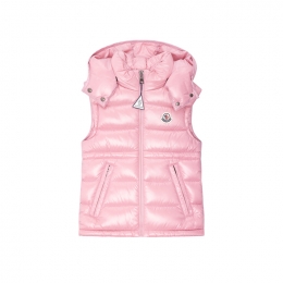 ◆키즈◆24FW 키즈 ANIA 로고 패치 패딩자켓 핑크 1A000 81 68950 523