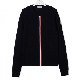 ◆키즈◆21FW 키즈 로고 패치 삼선 니트 네이비 9C710 20 A9385 778