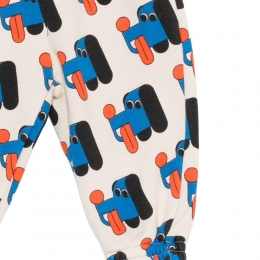 ◆키즈◆25FW 키즈 도그 프린트 조거 스웻팬츠 화이트 B225AC064 199