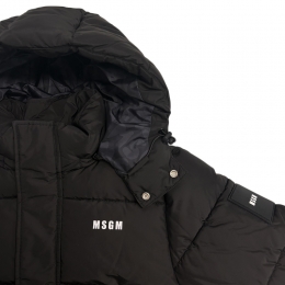 ◆키즈◆여성 로고 프린트 립스탁 나일론 푸퍼 자켓 블랙 F5MSJUPF001 110