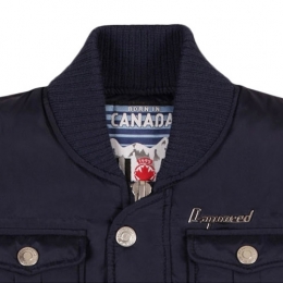 ◆키즈◆키즈 로고 패치 패딩자켓 네이비 BQ00BVD00BN