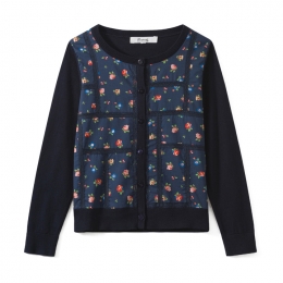 ◆키즈◆21SS 키즈 플로럴 레이스 가디건 네이비 S01GCAKN1101 170