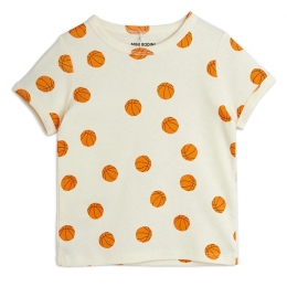 ◆키즈◆24SS 키즈 베스킷볼 패턴 티셔츠 아이보리 24220133 11