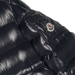 ◆키즈◆23FW 여성 CAVETTAZ 로고 패치 후드 패딩자켓 네이비 1C000 02 5963V 742