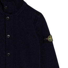 ◆키즈◆24FW 키즈 와펜 패치 하이넥 가디건 블랙 8116503Z1 V0029