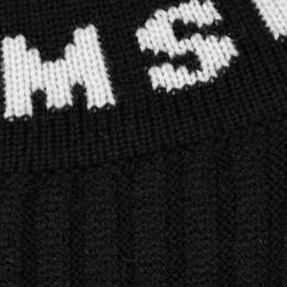 ◆키즈◆22FW 키즈 넥라인 로고 골지 니트 블랙 MS029179 110