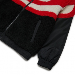 ◆키즈◆24FW 키즈 맥시 로고 집업 플리스 자켓 블랙 J01954 0QFAH K900