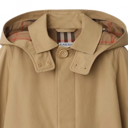 ◆키즈◆25FW 키즈 후드 트렌치 코트 베이지 8109262