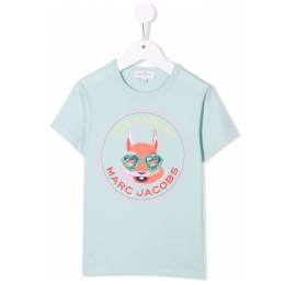 ◆키즈◆22SS 키즈 마스코트 로고 티셔츠 페일블루 W15603 77K