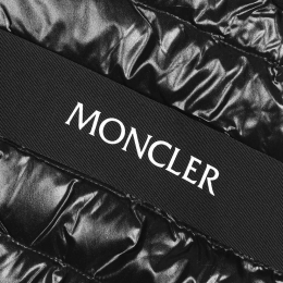 ◆키즈◆22FW 여성 로고 패치 후드 믹스 패딩자켓 블랙 8G000 22 809D2 999