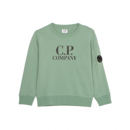 ◆키즈◆키즈 로고 프린트 맨투맨 그린 16CKSS016B 00LCA69 626