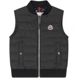 ◆키즈◆24SS 키즈 OLU 로고 패치 패딩조끼 블랙 1A000 59 54A81 999