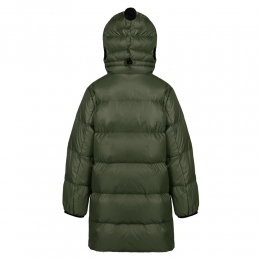 ◆키즈◆24FW 키즈 마이크로 립스탑 고글 패딩 올리브나잇 CX 725B T KJ4 322