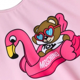 ◆키즈◆24SS 키즈 베어 프린팅 스윔슈트 핑크 HLL00B LKA00 50209