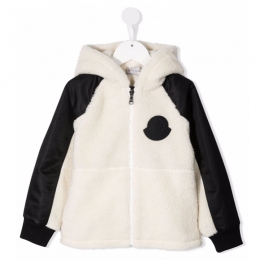 ◆키즈◆21FW 키즈 패널 후드 재킷 화이트 8G786 20 809BY 050