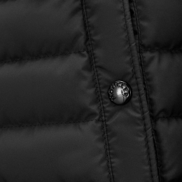 ◆키즈◆23SS 여성 AILM 로고 패치 후드 패딩 자켓 블랙 1A000 36 54A81 999