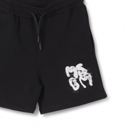 ◆키즈◆25SS 키즈 로고 밴딩 프린트 버뮤다 팬츠 블랙 S5MSJBBE024 110