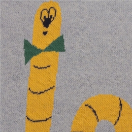 ◆키즈◆21FW 키즈 스콜라 웜 크루넥 니트 그레이 221AC057 905