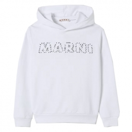 ◆키즈◆25SS 키즈 로고 자수 후드티 화이트 M01409 M00V1 0M100