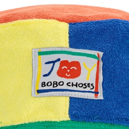 ◆키즈◆25SS 키즈 조이풀 로고 패치 리버서블 모자 멀티 B125AI015 991