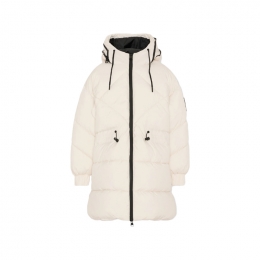 ◆키즈◆키즈 후드 지퍼 소프트 나일론 푸퍼 자켓 아이보리F5MSJGPF005 013