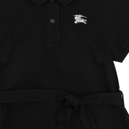 ◆키즈◆25SS 키즈 자수 로고 벨티드 원피스 블랙 8105084