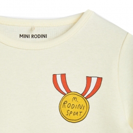 ◆키즈◆24SS 키즈 메달 프린팅 티셔츠 아이보리 24220146 10
