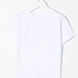 ◆키즈◆21FW 여성 리프렉티드 로고 프린팅 티셔츠 화이트 H25245 10B