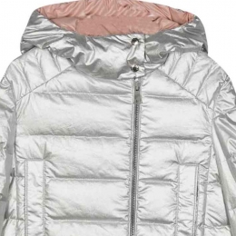 ◆키즈◆22SS 키즈 로고 패치 패딩자켓 실버 1A000 27 595XY 900