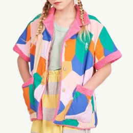 ◆키즈◆22SS 키즈 기하학 프린팅 웨일자켓 멀티 S22115 258AQ