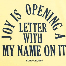 ◆키즈◆25SS 키즈 슬로건 프린트 티셔츠 옐로우 B125AC015 741