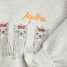 ◆키즈◆24FW 키즈 로고 아가타 독 맨투맨 24720114 94