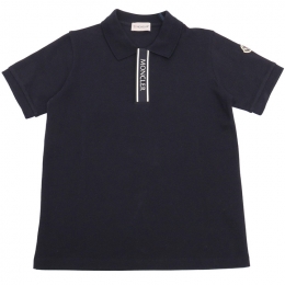◆키즈◆25SS 여성 로고 패치 카라 티셔츠 네이비 8A000 07 89ALK 778