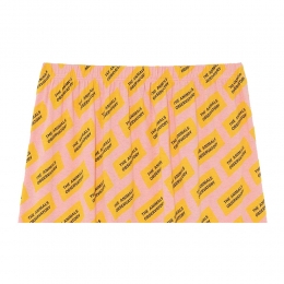 ◆키즈◆22SS 키즈 레이디버그 로고 패턴 스커트 인디핑크 S22031 249AK