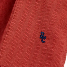 ◆키즈◆24SS 키즈 사이드 포켓 우븐 스커트 레드 124AC093 610